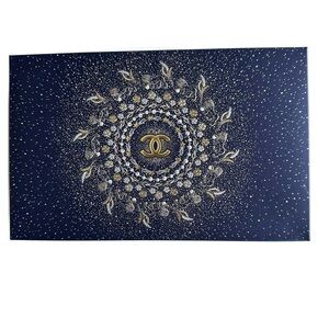 Elegant Gold and Blue CHANEL Box